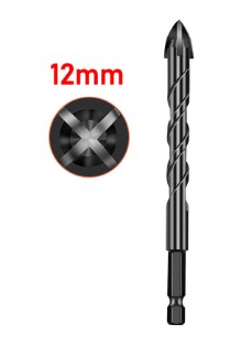 【👍Professional drilling masters strongly recommend】Tungsten Carbide Cross Drill Bit Set🪵Cutting steel plates is as easy as cutting butter!