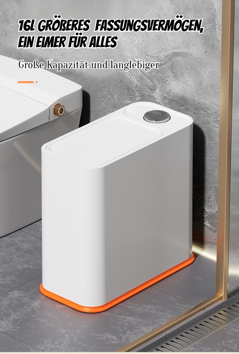 Mülleimer mit schmalem Schlitz für schmale Räume