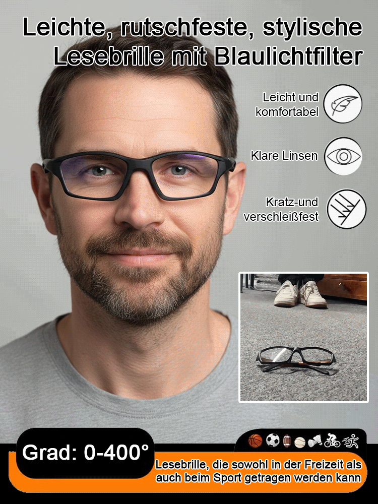 🤓【-1.00 bis +7.00 Autofokus】✨ Nie wieder Brillen wechseln! Die EINE Brille für Nah, Fern & PC.