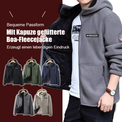 【Wärmer als Daunen】Norwegische Outdoor-Premiummarke【Zweiseitige Fleece-Jacke】99% Kaschmir