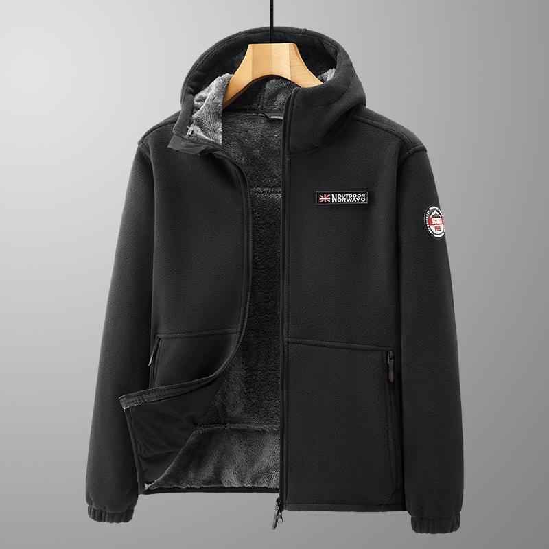 【Wärmer als Daunen】Norwegische Outdoor-Premiummarke【Zweiseitige Fleece-Jacke】99% Kaschmir