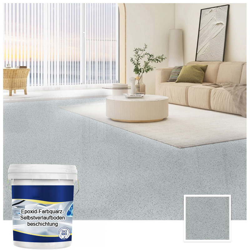 🌟Profi-Bodenbeschichtung mit einer Optik wie glatte Fliesen: 10 Jahre Garantie 🌟 | Geruchsarm & ungiftig 🌱 | In 2 Stunden begehbar ⏱️