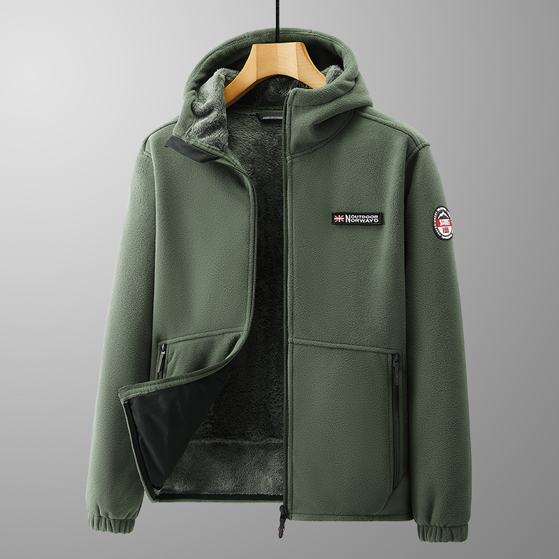 【Wärmer als Daunen】Norwegische Outdoor-Premiummarke【Zweiseitige Fleece-Jacke】99% Kaschmir