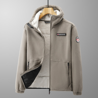 【Wärmer als Daunen】Norwegische Outdoor-Premiummarke【Zweiseitige Fleece-Jacke】99% Kaschmir