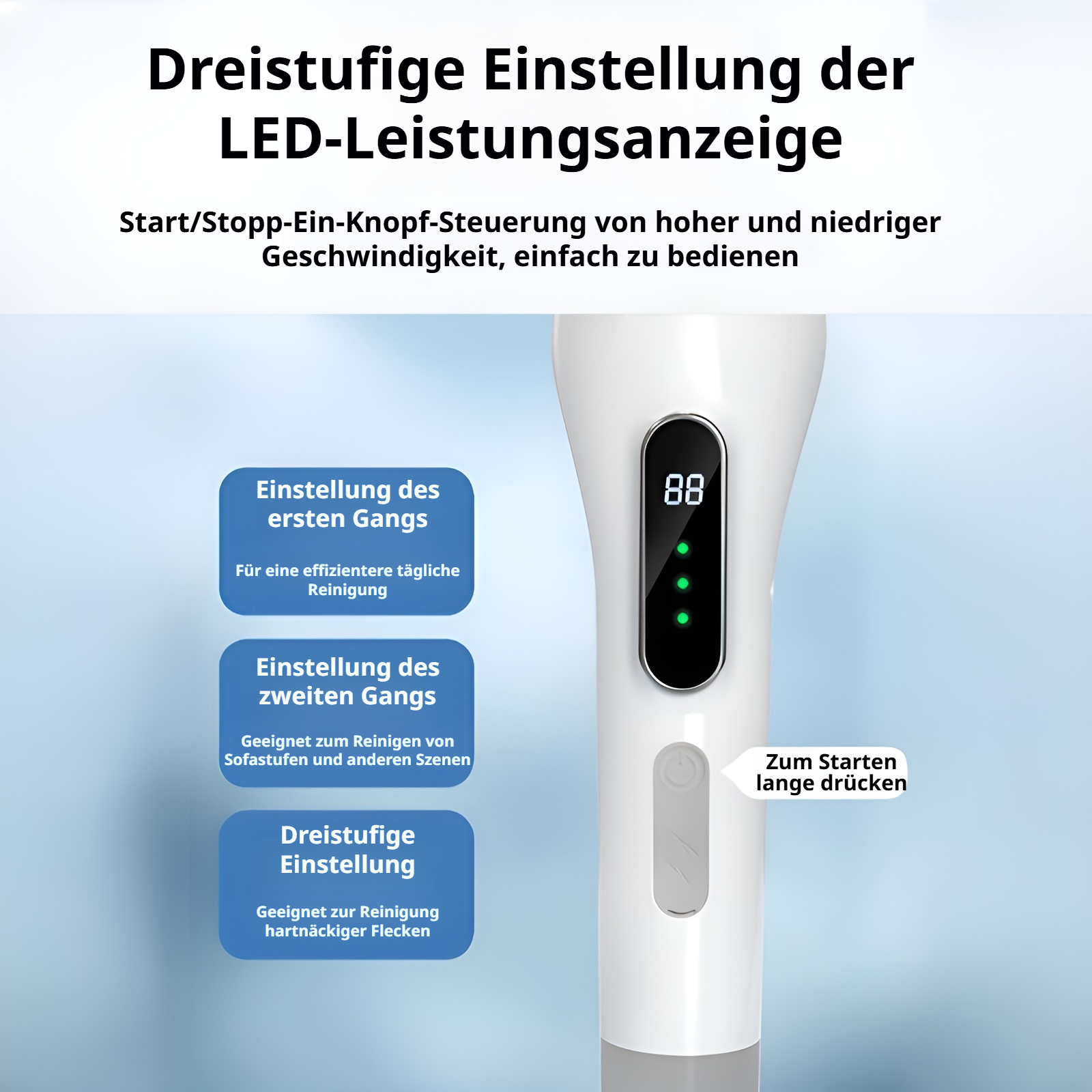 Multifunktionale elektrische Reinigungsbürste, 9 Köpfe, Küche, Badezimmer, Reinigung, kabelloses Lad