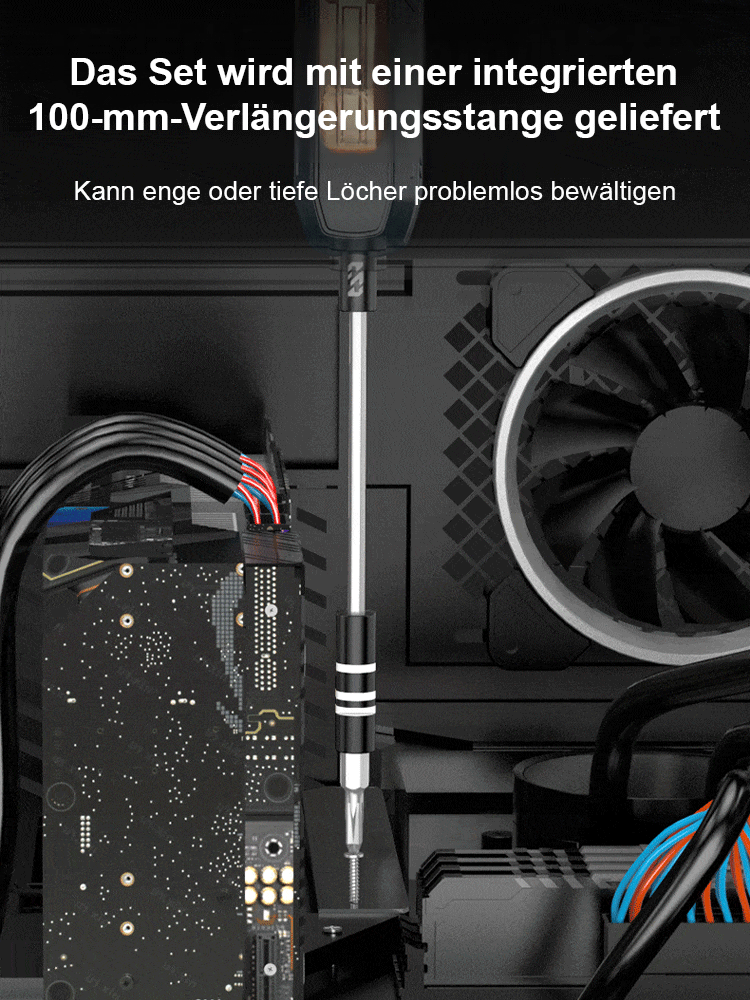 💪 180-teiliges Präzisions-Schraubendreher-Set aus CRV-Stahl — Härte, die Industriestandards weit übertrifft! 🛠️
