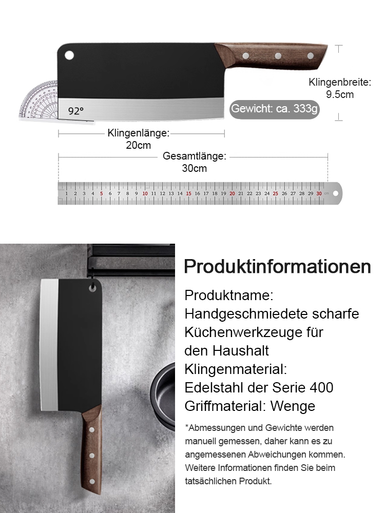 Traditionelle Handwerkskunst: Handgeschmiedetes Küchenwerkzeug aus Solinger Manufaktur