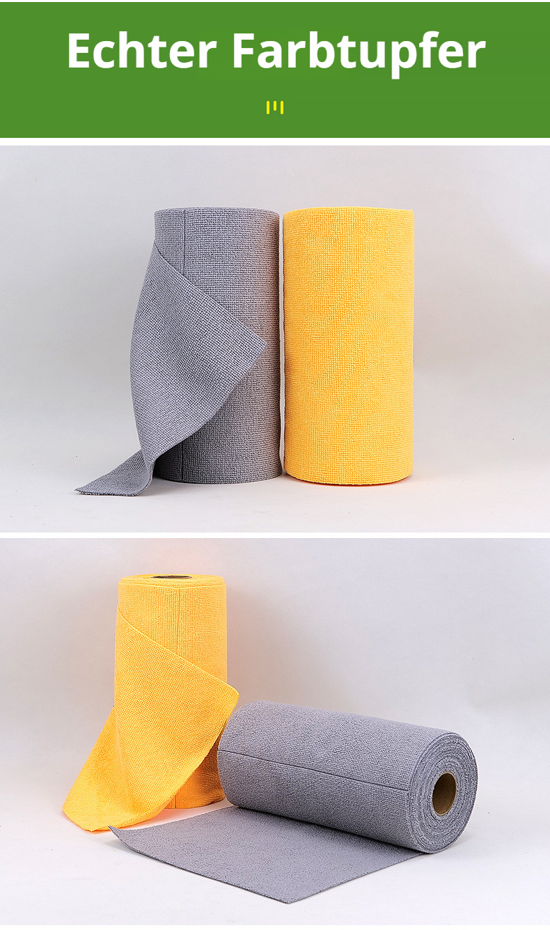 Vielseitige Korallensamt Spüllappen im Einsatz