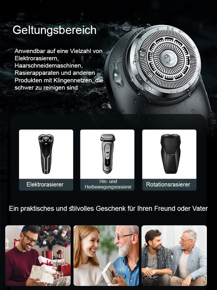 【Leistung statt Abstumpfung】Ein Sprühstoß & Ihr Rasierer schneidet wieder wie neu. Das Reinigungs- & Hygiene-Spray. ⚡️🧼