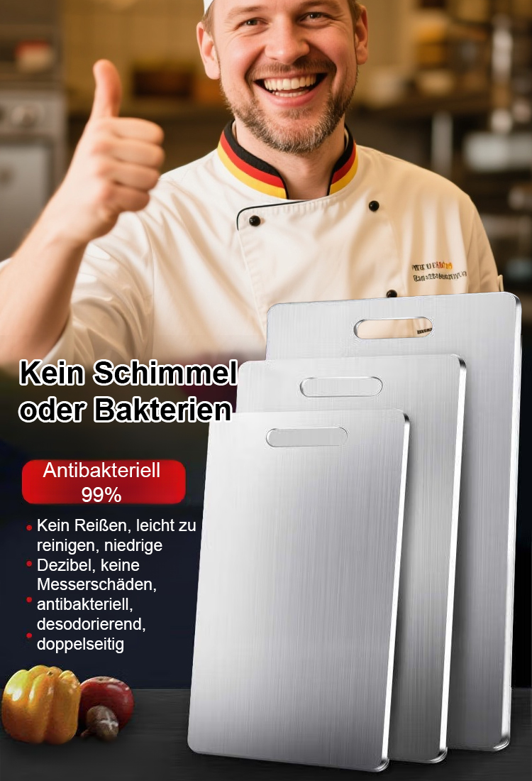 🛡️Schluss mit Schimmel & Bakterien: Das 316L Edelstahl-Brett – sicher für Babynahrung & dauerhaft hygienisch! ✨