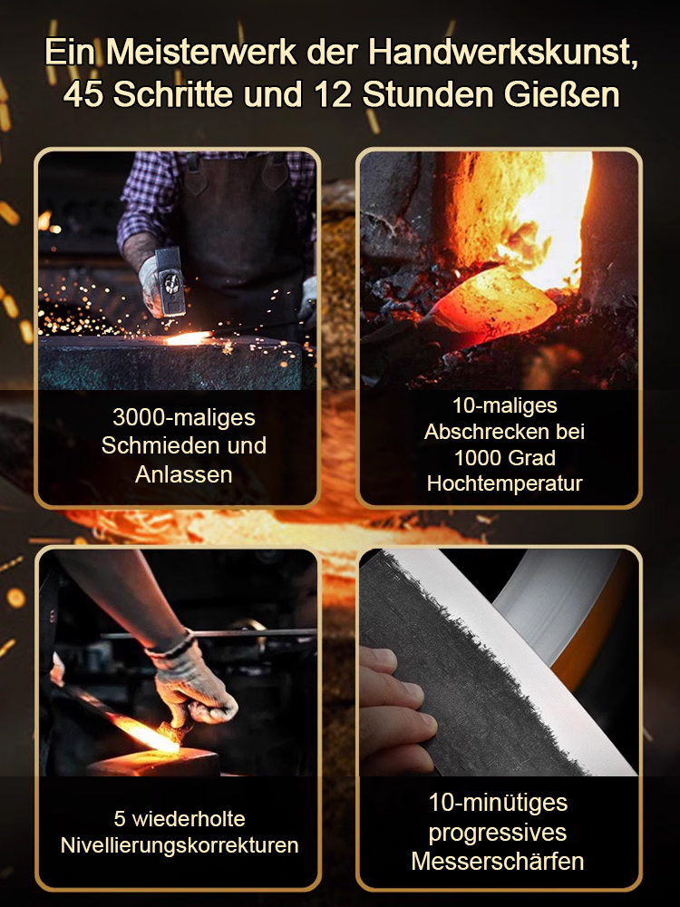 Traditionelle Handwerkskunst: Handgeschmiedetes Küchenwerkzeug aus Solinger Manufaktur