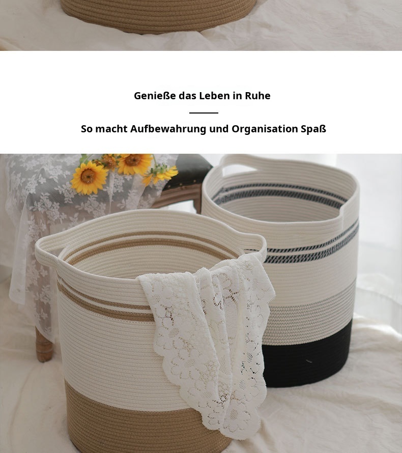 Vielseitiger Aufbewahrungskorb für Haushalt und Snacks