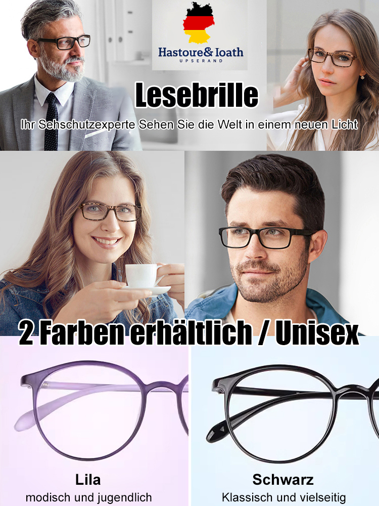 【-1.00 bis +7.00 Autofokus】✨ Nie wieder Brillen wechseln! Die EINE Brille für Nah, Fern & PC.
