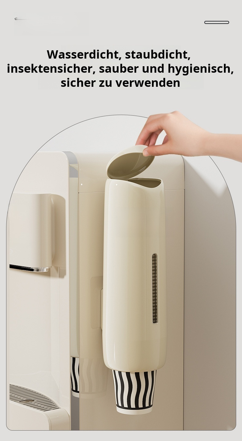 Wasserspender Becherpicker als platzsparende Lösung