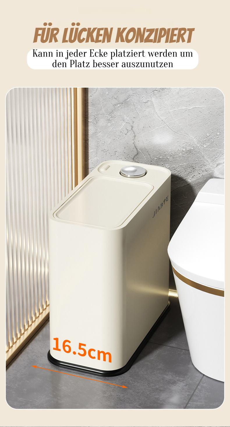 Multifunktionaler Mülleimer für Küche und Bad