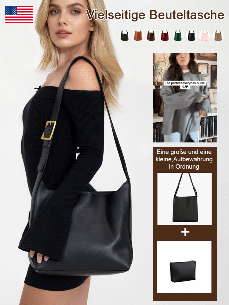 Der Supermodel-Favorit: Laptop-taugliche Beuteltasche für jeden Anlass.