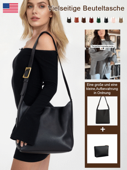 Der Supermodel-Favorit: Laptop-taugliche Beuteltasche für jeden Anlass.