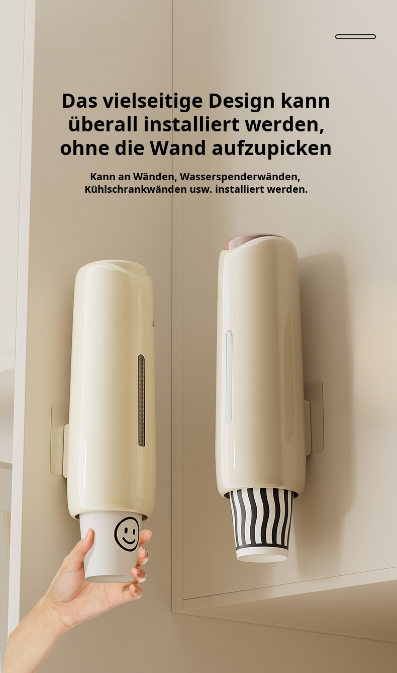 Robuster und hygienischer Papierbecherhalter