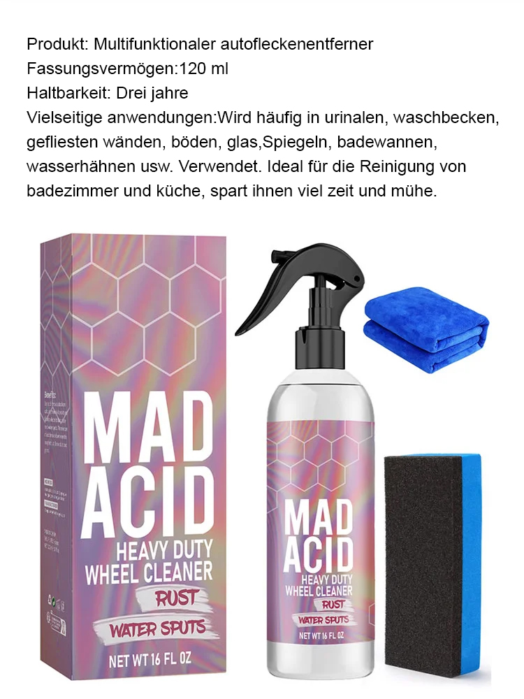 3-Sekunden-Multifunktions-Kraftreiniger für Autos – von Profis verwendet