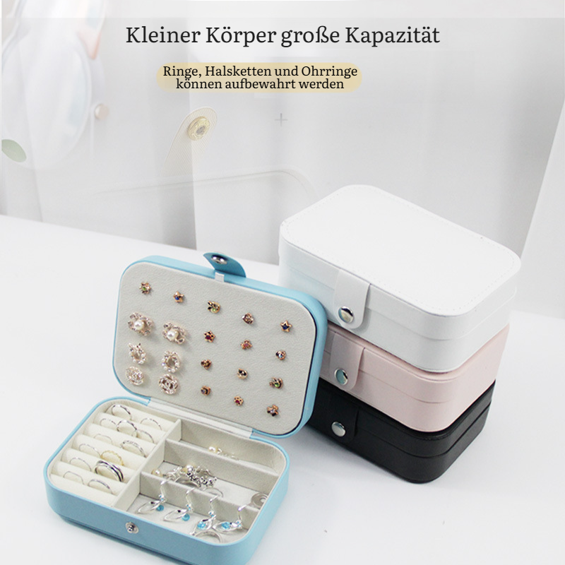 Kompakte Schmuckaufbewahrung für unterwegs