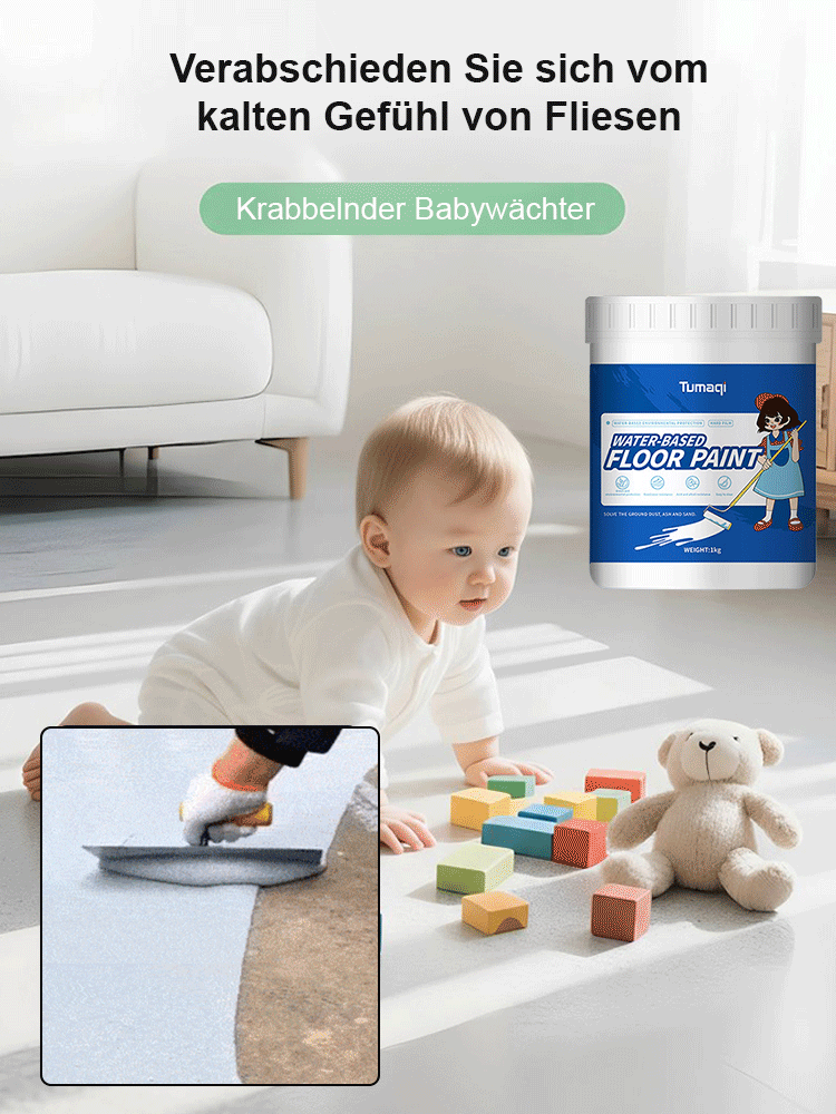 【50 Jahre kein Abblättern】Wasserbasierte Epoxidharz-Bodenbeschichtung