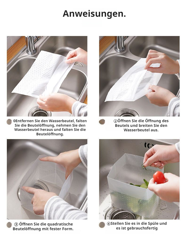 Effektives Sieb zur Verhinderung von Abflussverstopfungen