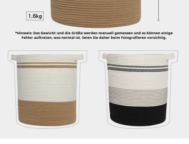 Dekorativer Korb zur Lagerung von Magazinen