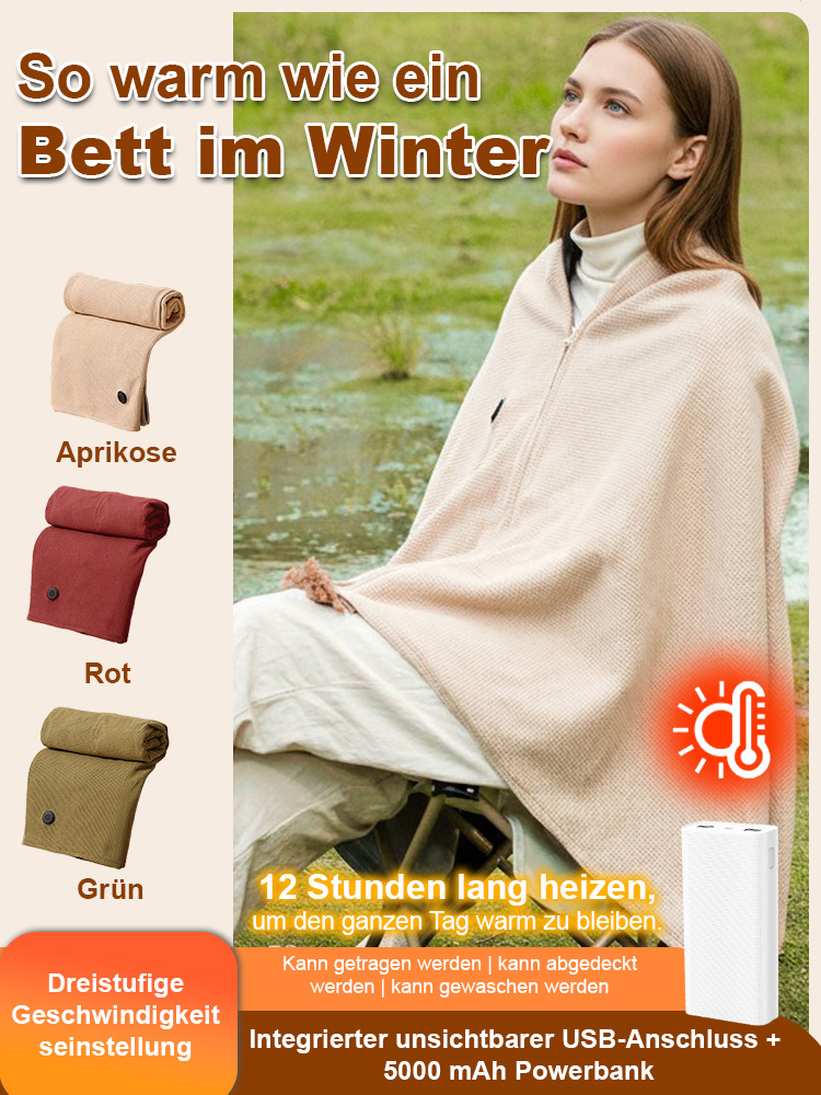 Graphen-Heizdecke: Wärmt Ihr Bett in 1 Minute 🔥 Aus superweichem, hochwertigem Flanell. 🛏️