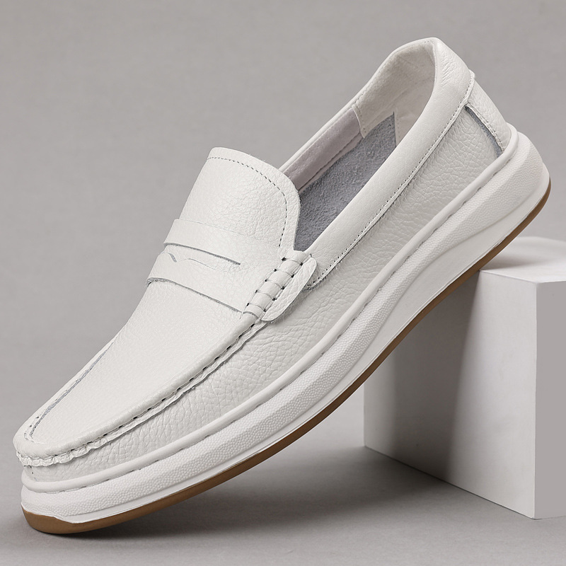 🥿 Men's Leather Penny Loafers Slip-On Casual Walking Shoes