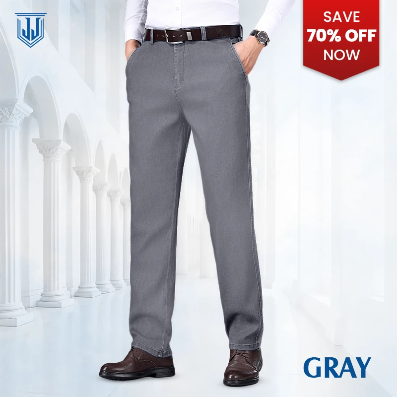 JettJeans3 - Men's Classic Straight Fit Stretch Jeans