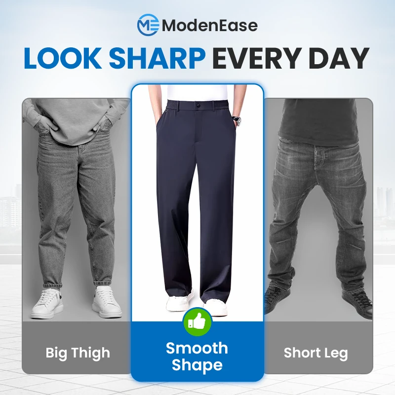 Ultra Comfort Ice Silk Flexible Casual Pants