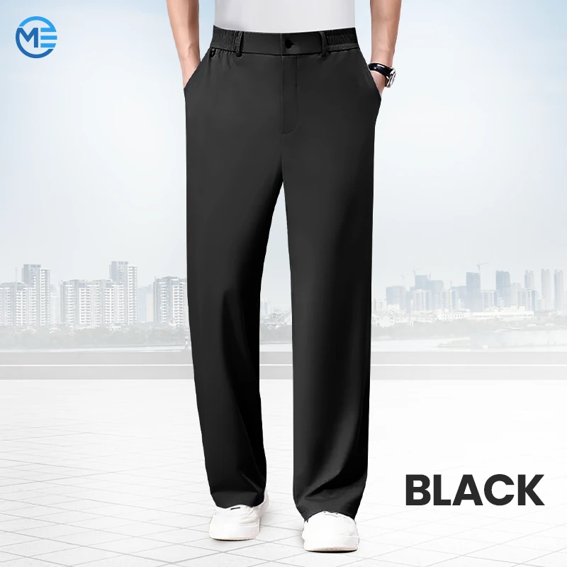 Ultra Comfort Ice Silk Flexible Casual Pants