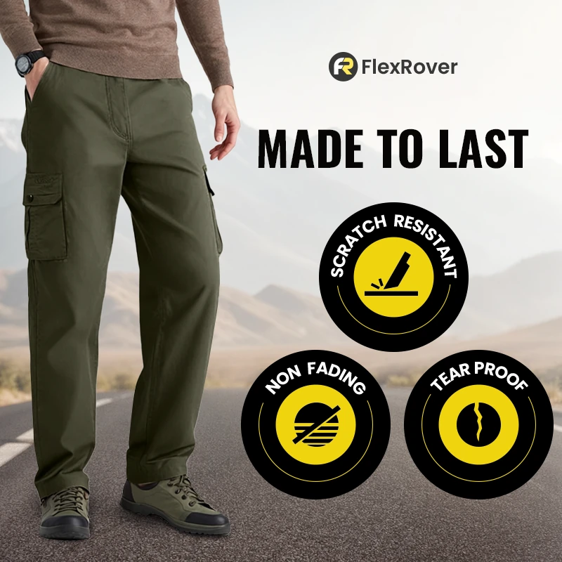 FlexRover - Ultra Comfort Flex Fit Cargo Pants