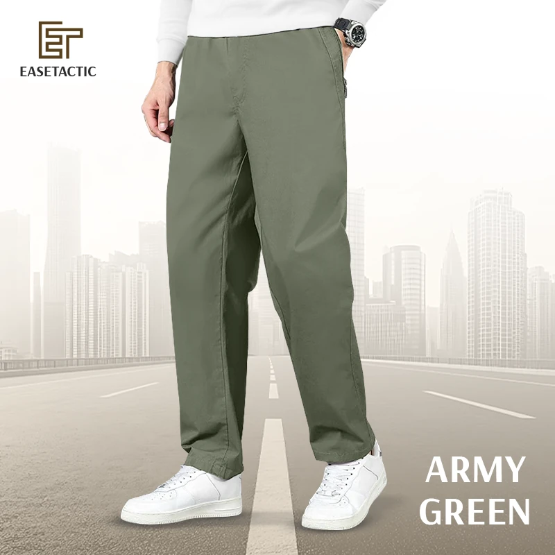 EaseTactic - Flex Fit Zipper-Pocket Durable Pants