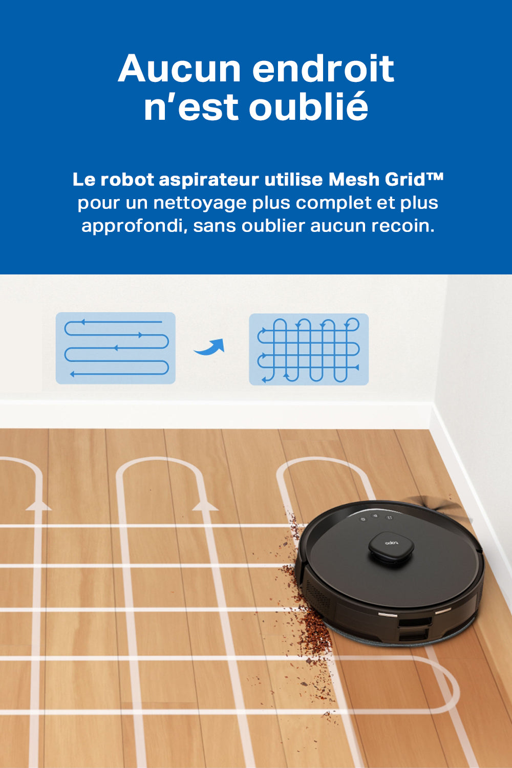 Tapo RV30 Max Plus Robot Aspirateur Laveur LiDAR+IMU 5300Pa + Vidage