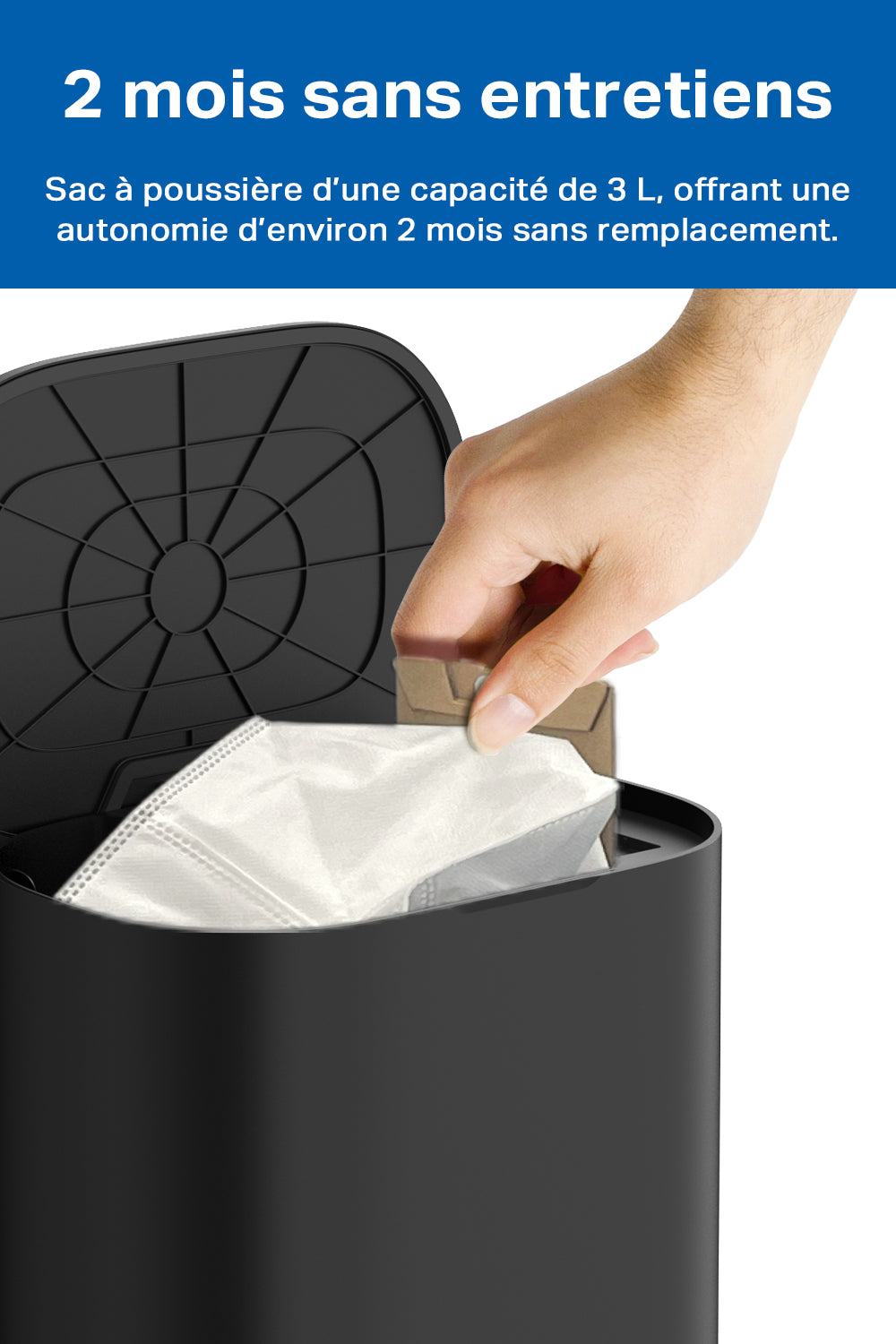 Tapo RV30 Max Plus Robot Aspirateur Laveur LiDAR+IMU 5300Pa + Vidage