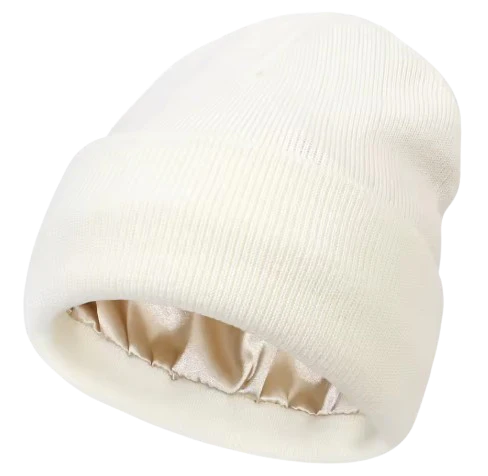 New  Anti-Frizz Satin Lined Beanie