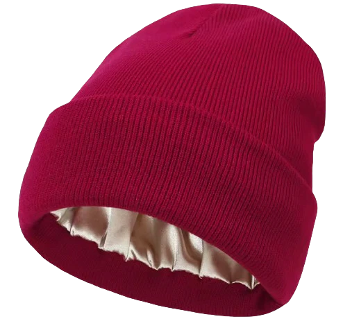 New  Anti-Frizz Satin Lined Beanie