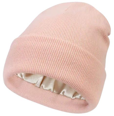 New  Anti-Frizz Satin Lined Beanie