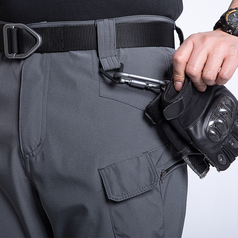 IX7 Men's Softshell Fleece Thickened Warm Camouflage Tactical Pants