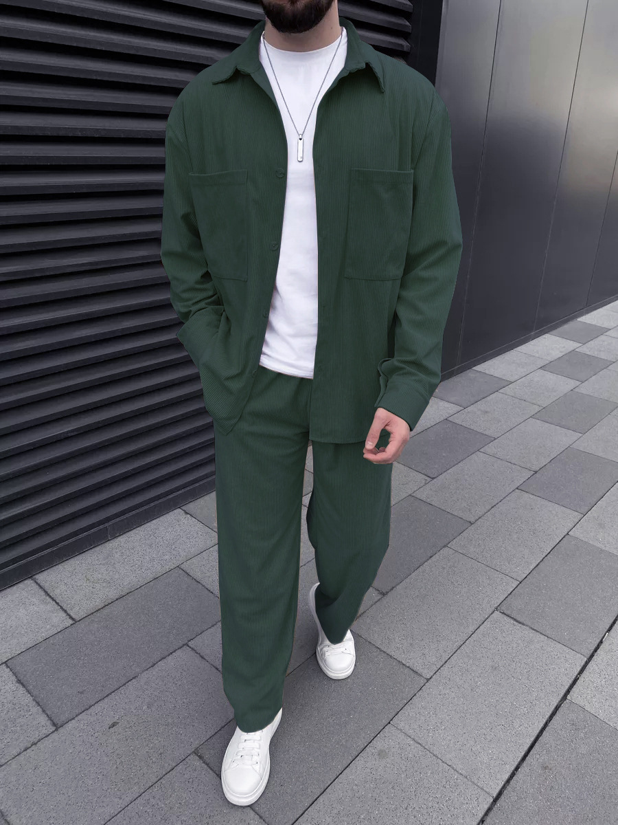 Premium Corduroy 2-Piece Set | Comfortable & Stylish Outfit for Men