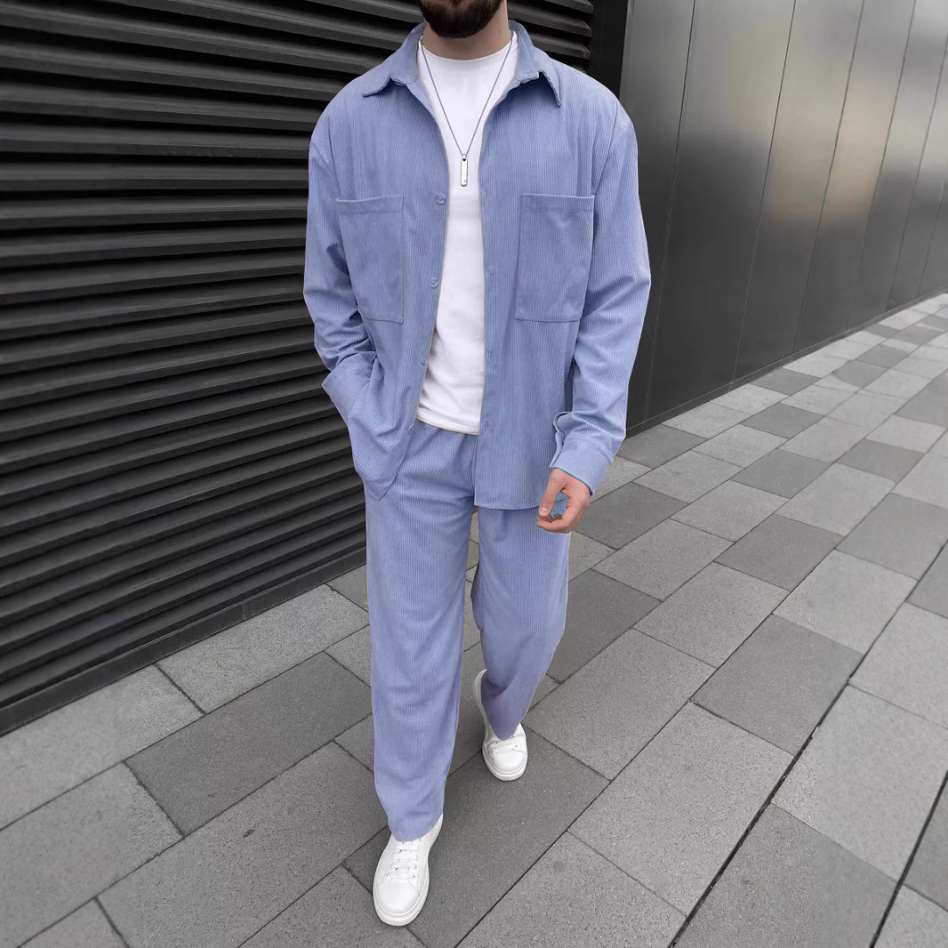 Premium Corduroy 2-Piece Set | Comfortable & Stylish Outfit for Men