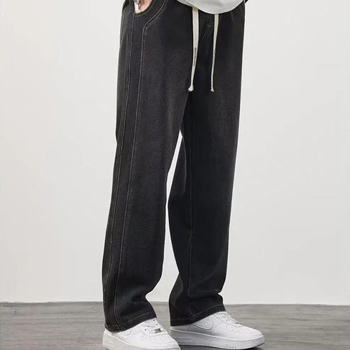 🥳 New product launch! 💐 Men's loose-fitting straight-leg jeans