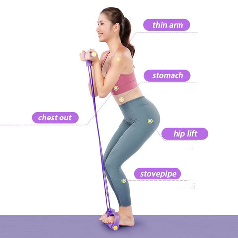 Resistance band upper body and shoulder exercises