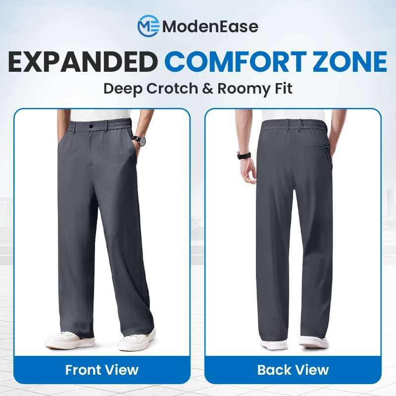 Ultra Comfort Ice Silk Flexible Casual Pants