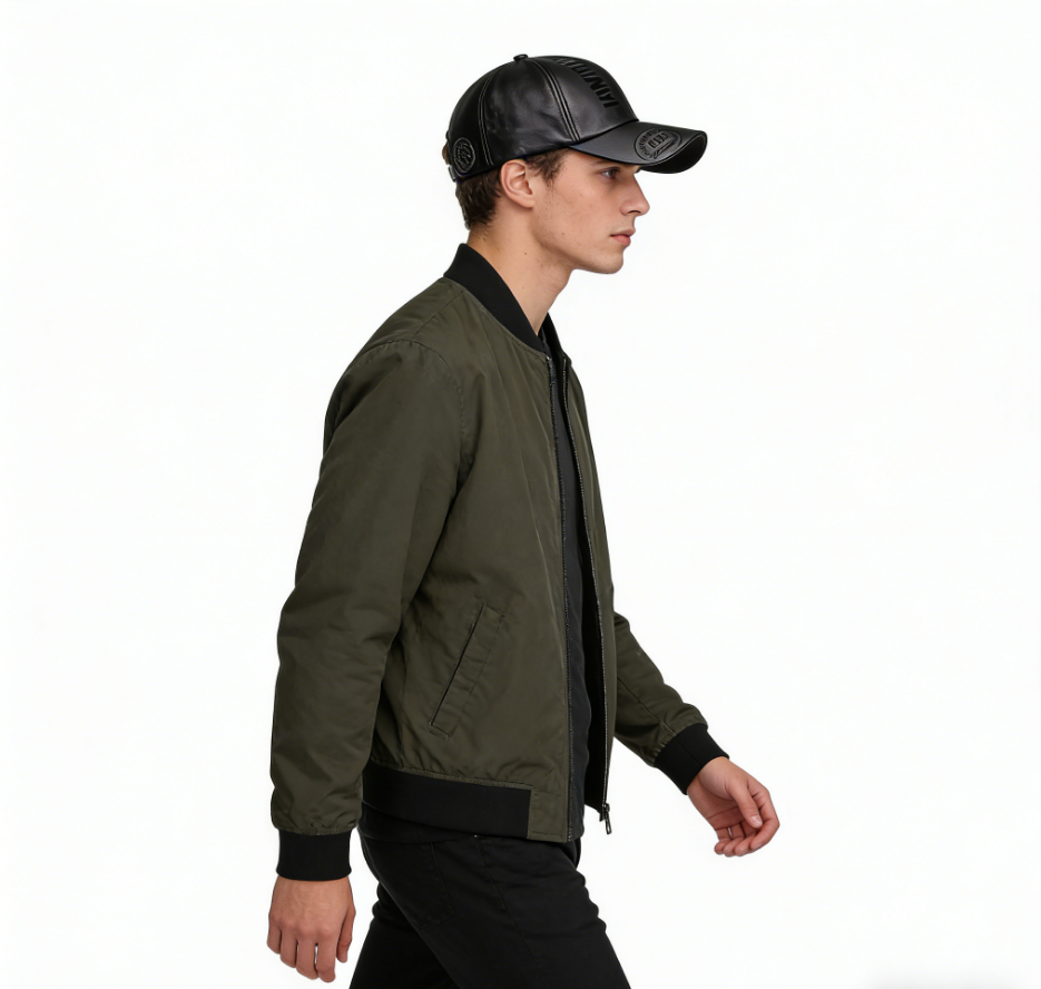 Outdoor warm PU front hat