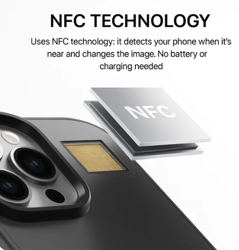 Smart DIY E-ink Screen Phone Case