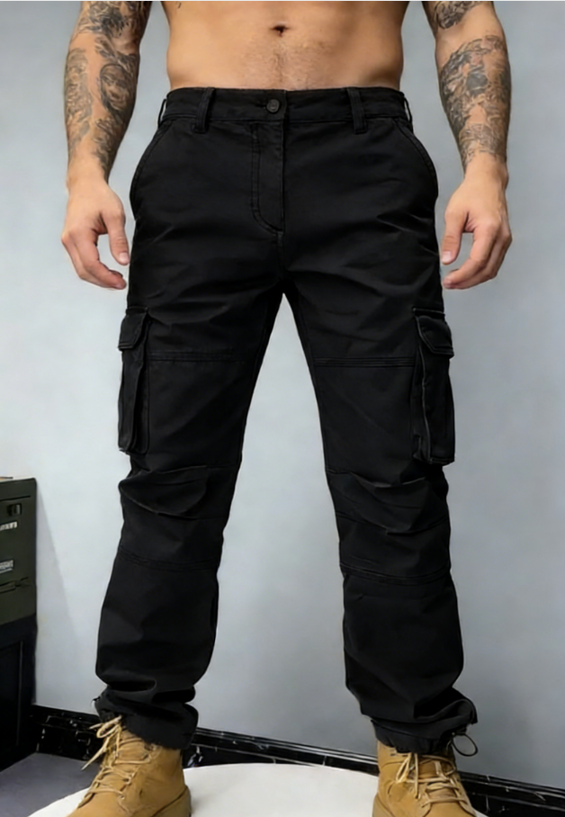 Men's American vintage style outdoor workwear casual pants