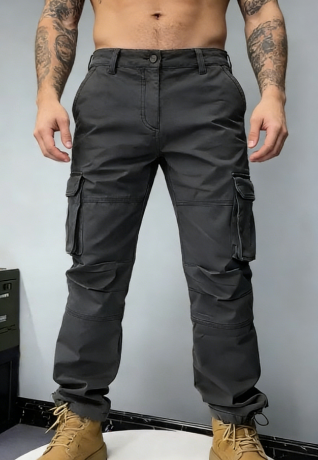 Men's American vintage style outdoor workwear casual pants