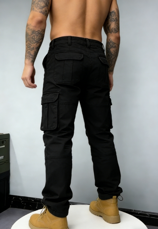 Men's American vintage style outdoor workwear casual pants